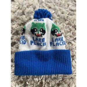 1980 Vintage Lake Placid Child Winter Hat